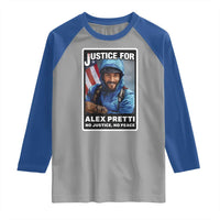 Justice For Alex Pretti Raglan Shirt Minneapolis USA Support Gift