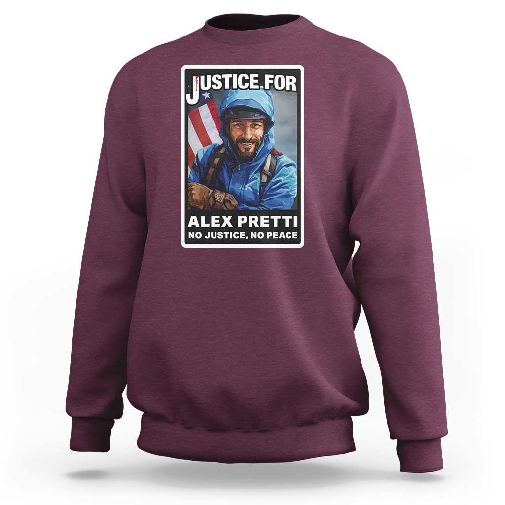 Justice For Alex Pretti Sweatshirt Minneapolis USA Support Gift