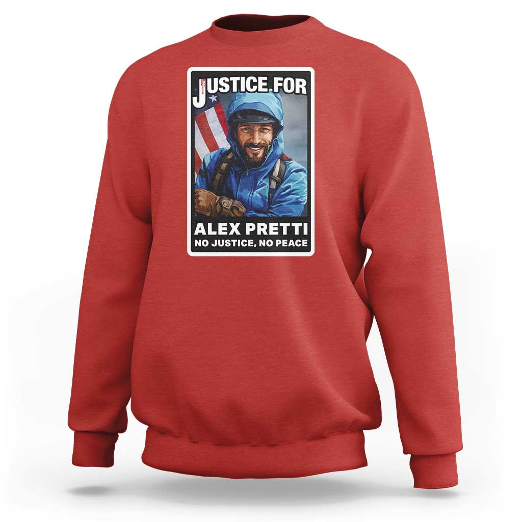 Justice For Alex Pretti Sweatshirt Minneapolis USA Support Gift