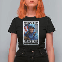 Justice For Alex Pretti T Shirt For Women Minneapolis USA Support Gift