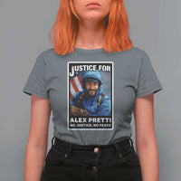 Justice For Alex Pretti T Shirt For Women Minneapolis USA Support Gift