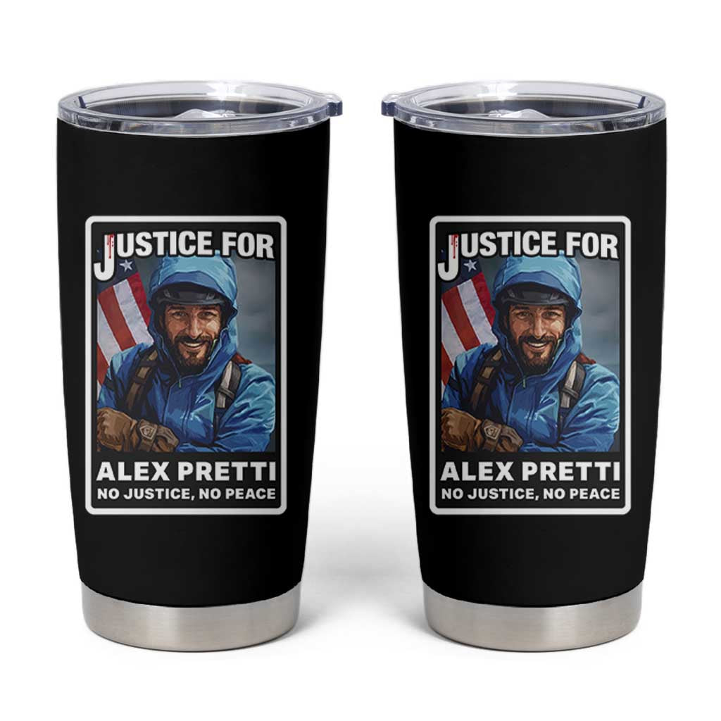 Justice For Alex Pretti Tumbler Cup Minneapolis USA Support Gift