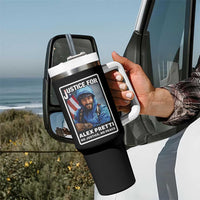 Justice For Alex Pretti Tumbler With Handle Minneapolis USA Support Gift