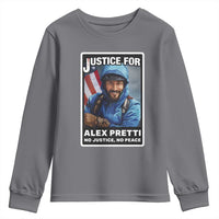 Justice For Alex Pretti Youth Sweatshirt Minneapolis USA Support Gift