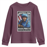 Justice For Alex Pretti Youth Sweatshirt Minneapolis USA Support Gift