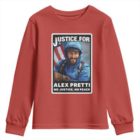 Justice For Alex Pretti Youth Sweatshirt Minneapolis USA Support Gift