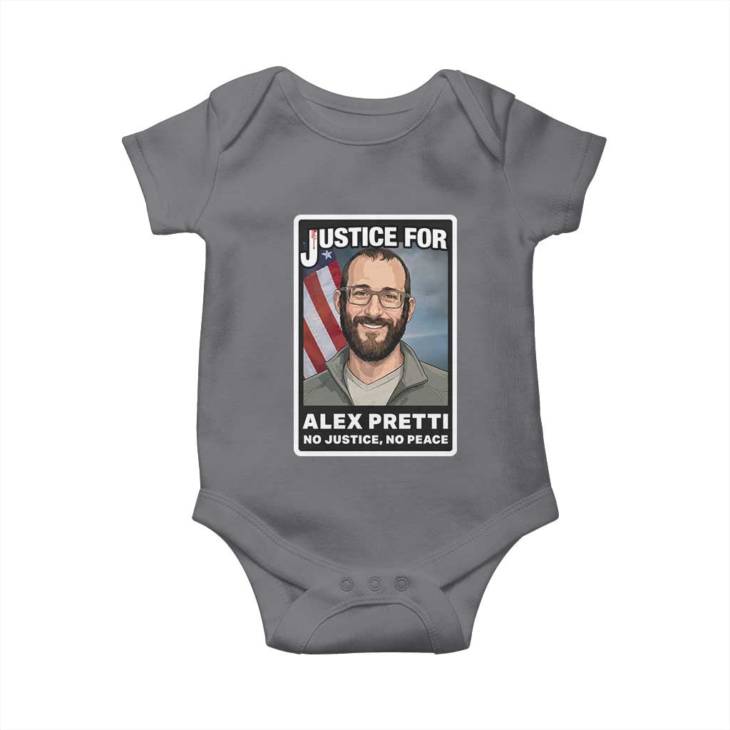 American Flag Minneapolis Support For Alex Gift Baby Onesie