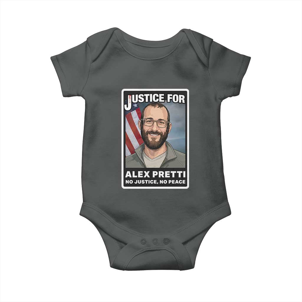 American Flag Minneapolis Support For Alex Gift Baby Onesie