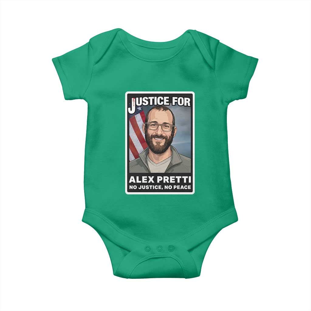 American Flag Minneapolis Support For Alex Gift Baby Onesie