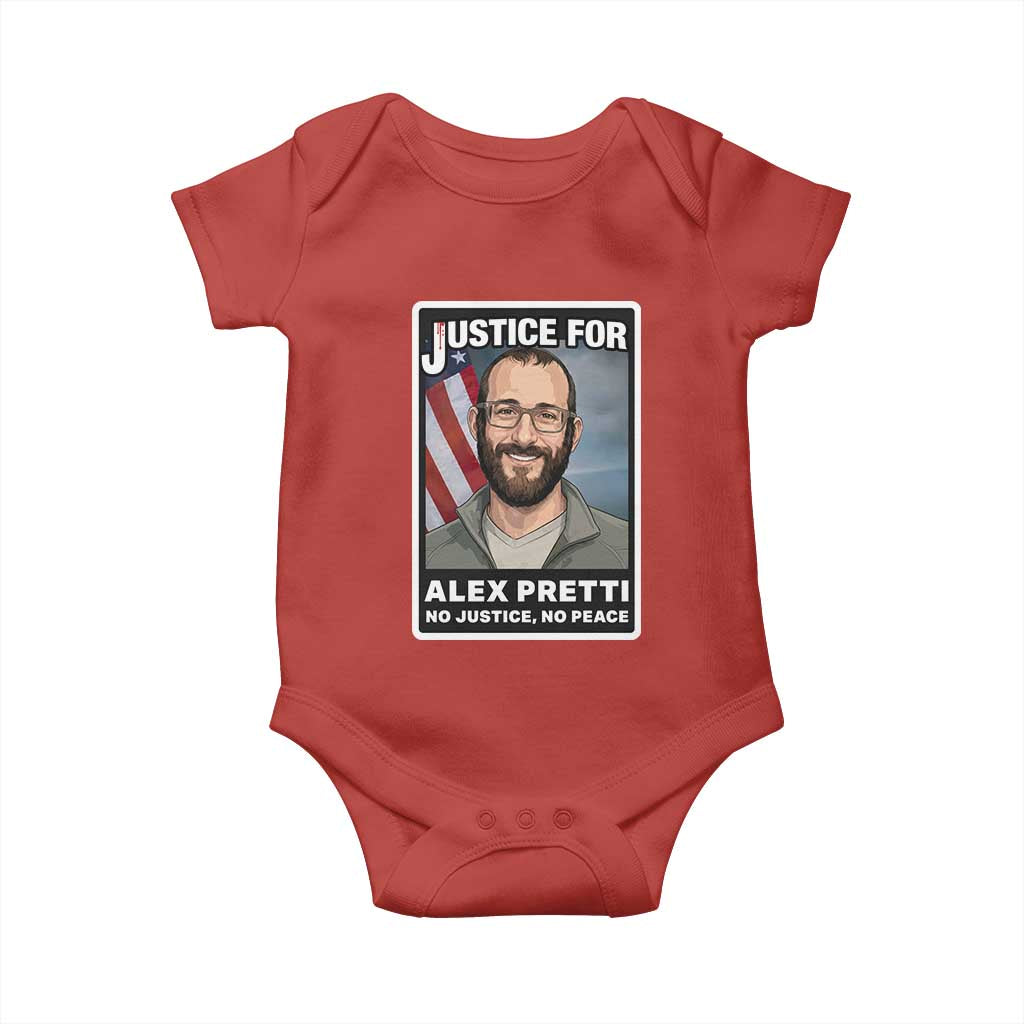 American Flag Minneapolis Support For Alex Gift Baby Onesie