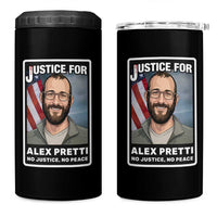 American Flag Minneapolis Support For Alex Gift 4 in 1 Can Cooler Tumbler
