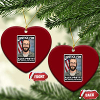 American Flag Minneapolis Support For Alex Gift Ceramic Ornament
