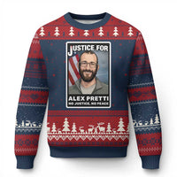 American Flag Minneapolis Support For Alex Gift Ugly Christmas Sweater