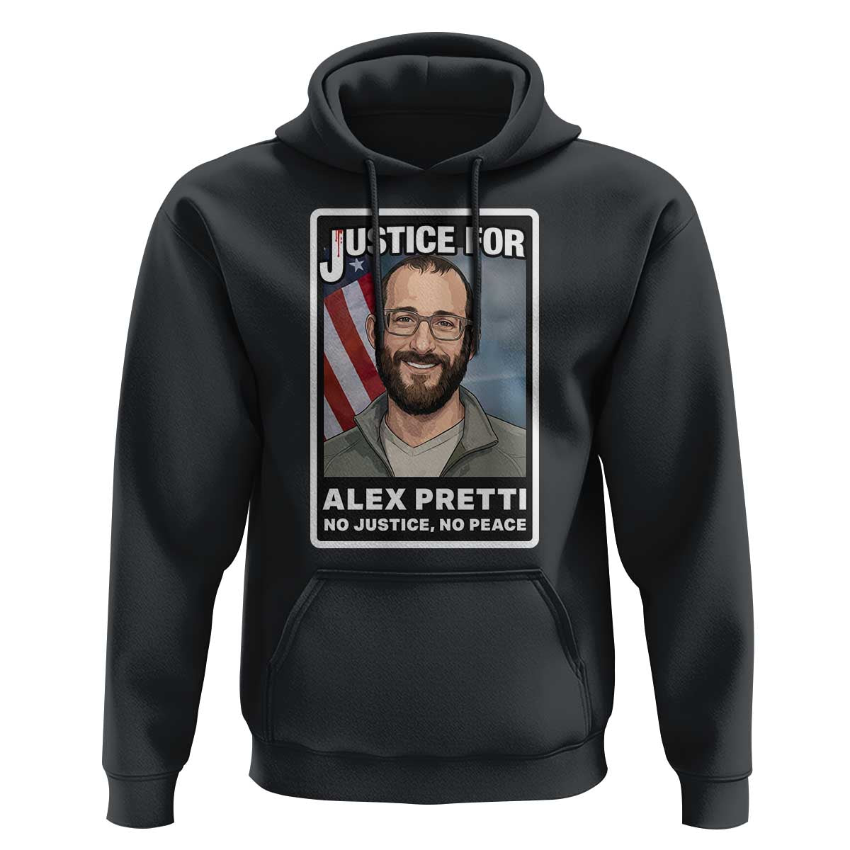 American Flag Minneapolis Support For Alex Gift Hoodie