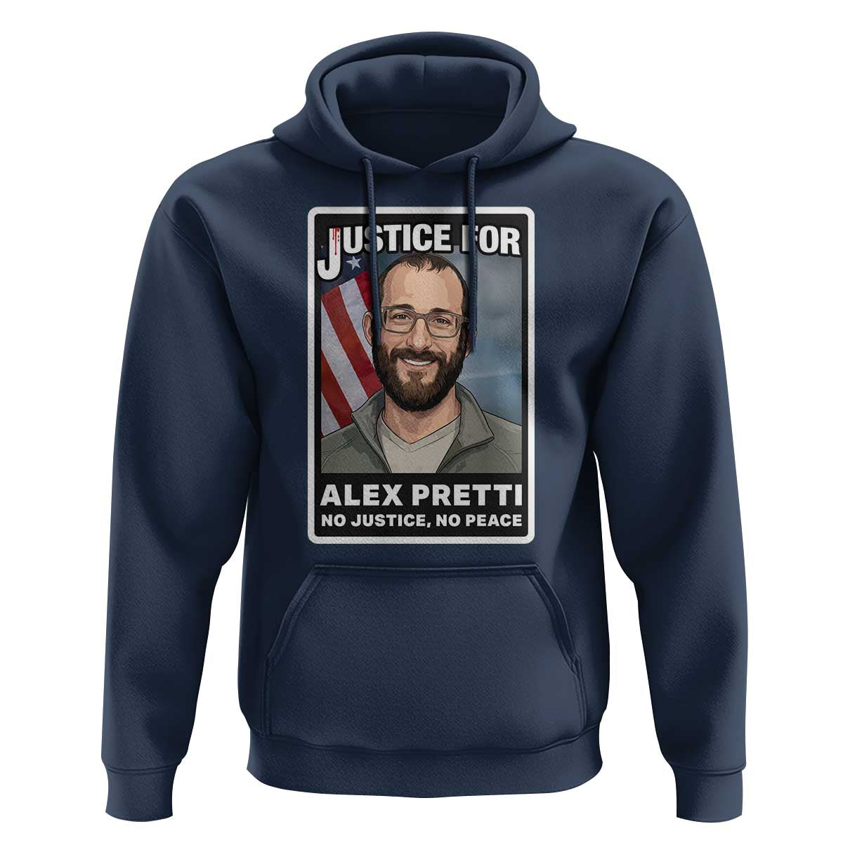 American Flag Minneapolis Support For Alex Gift Hoodie