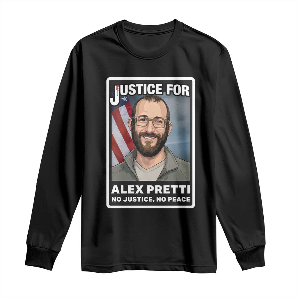 American Flag Minneapolis Support For Alex Gift Long Sleeve Shirt