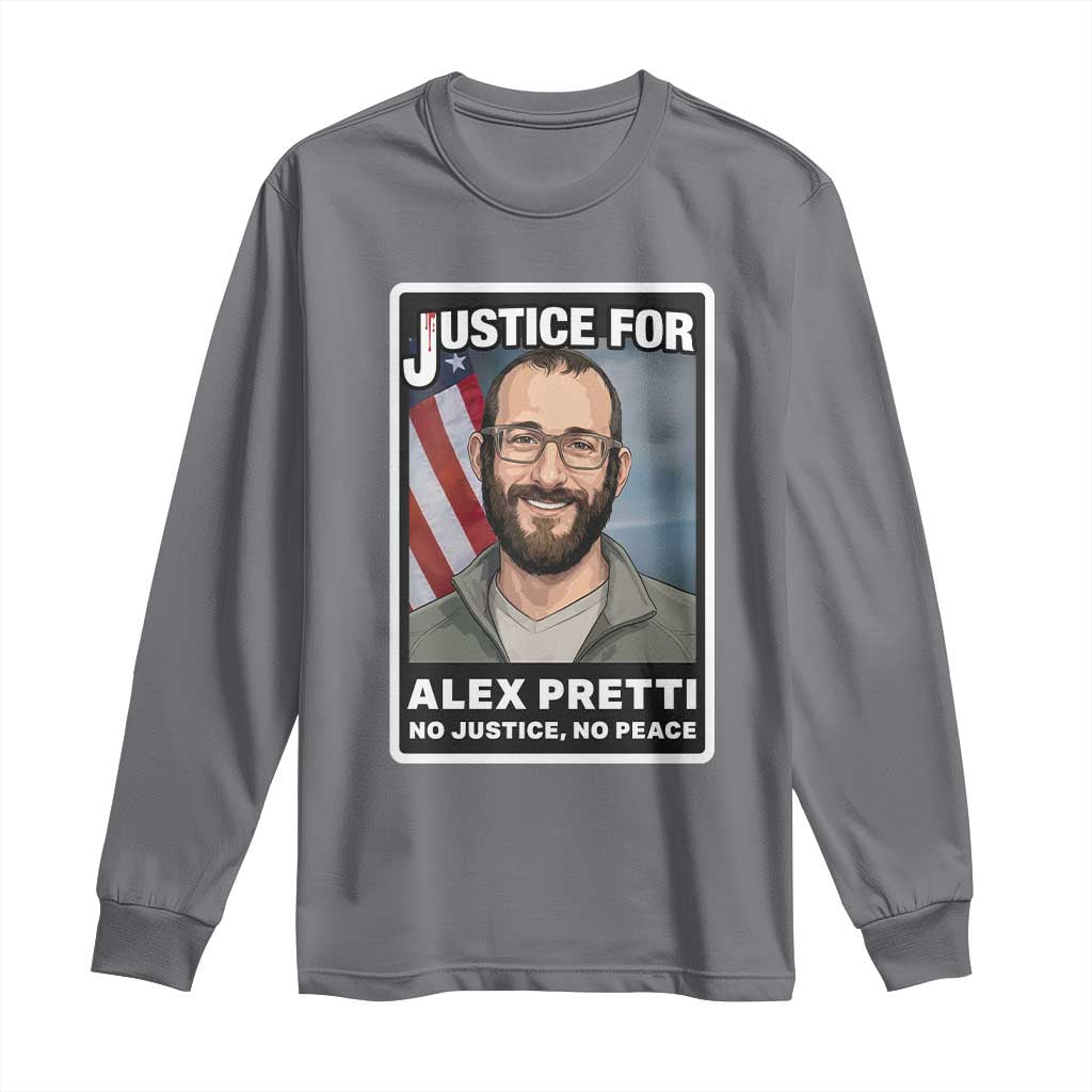 American Flag Minneapolis Support For Alex Gift Long Sleeve Shirt