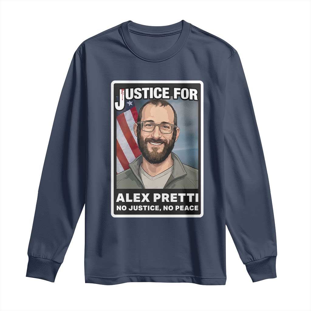 American Flag Minneapolis Support For Alex Gift Long Sleeve Shirt