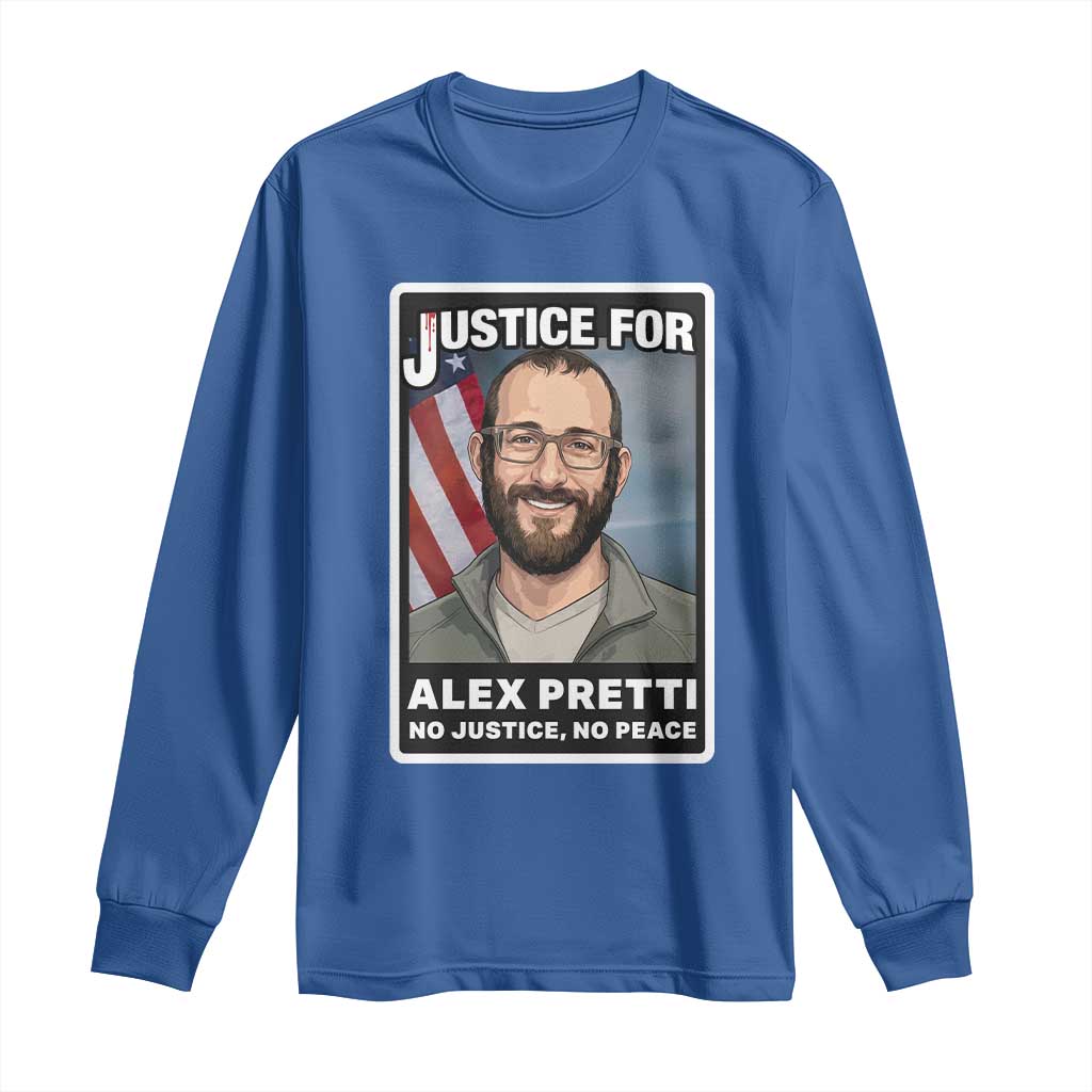 American Flag Minneapolis Support For Alex Gift Long Sleeve Shirt