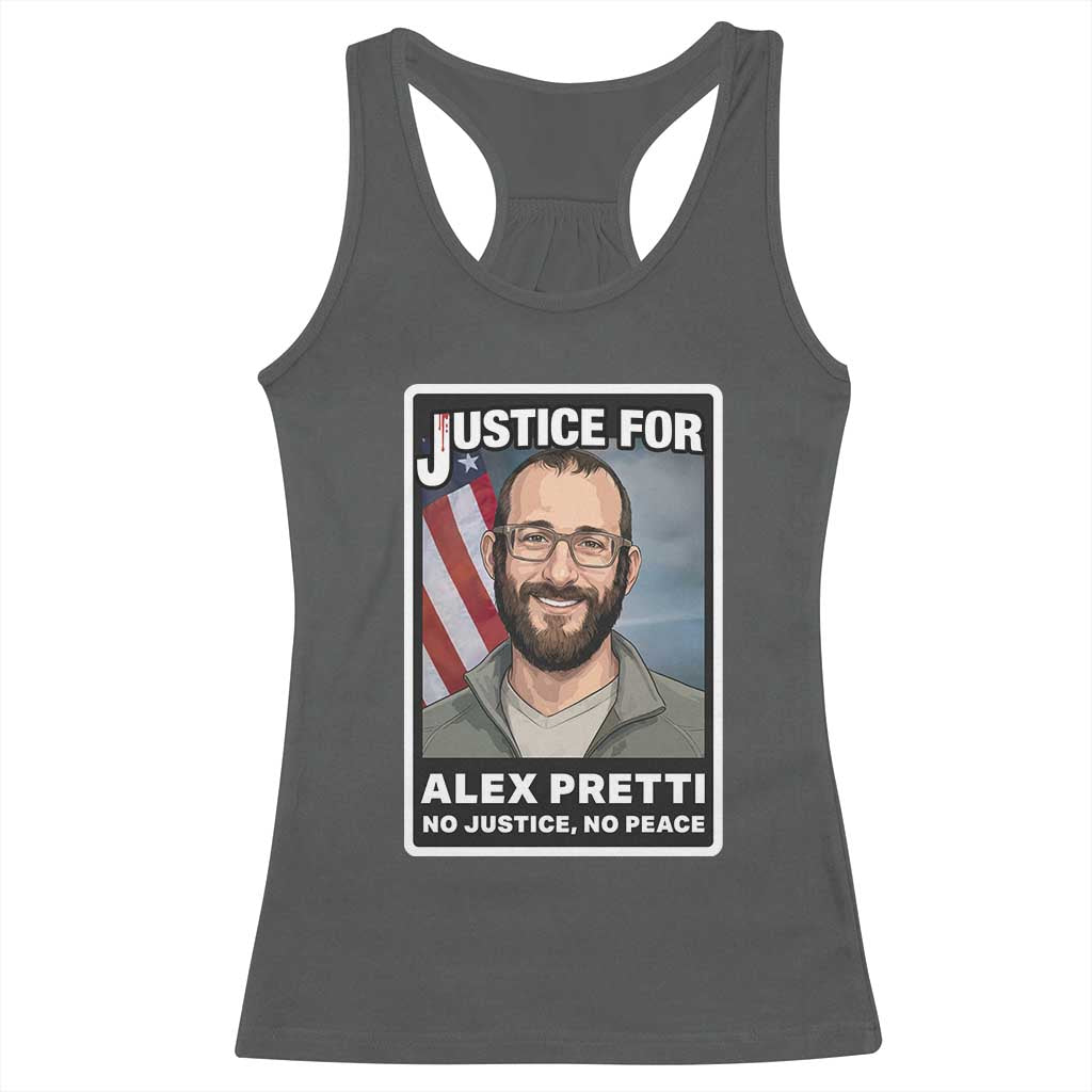 American Flag Minneapolis Support For Alex Gift Racerback Tank Top