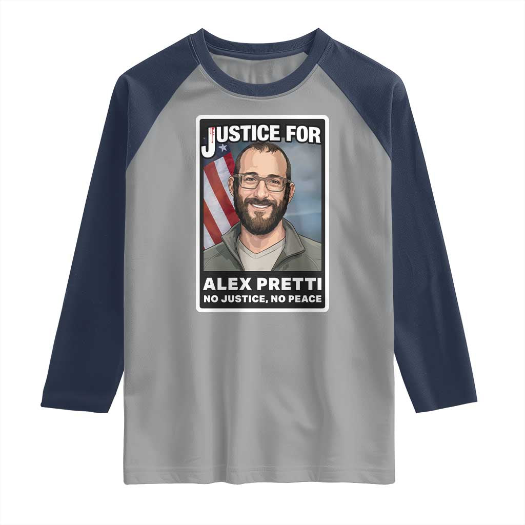 American Flag Minneapolis Support For Alex Gift Raglan Shirt
