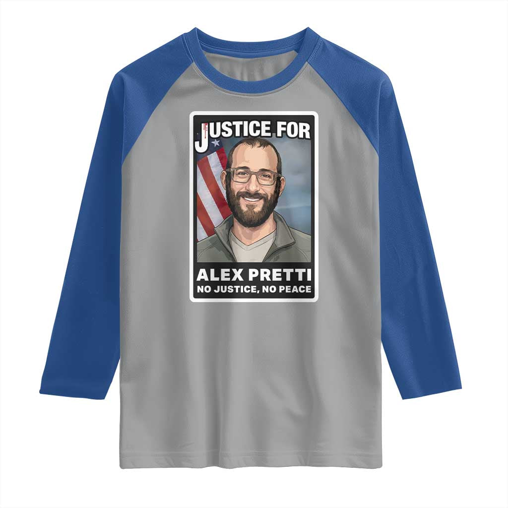 American Flag Minneapolis Support For Alex Gift Raglan Shirt