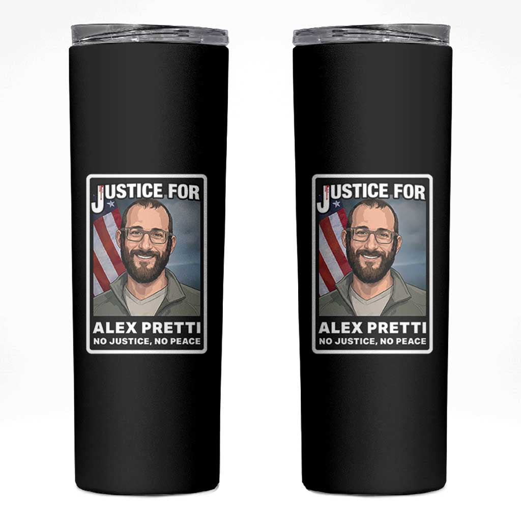 American Flag Minneapolis Support For Alex Gift Skinny Tumbler