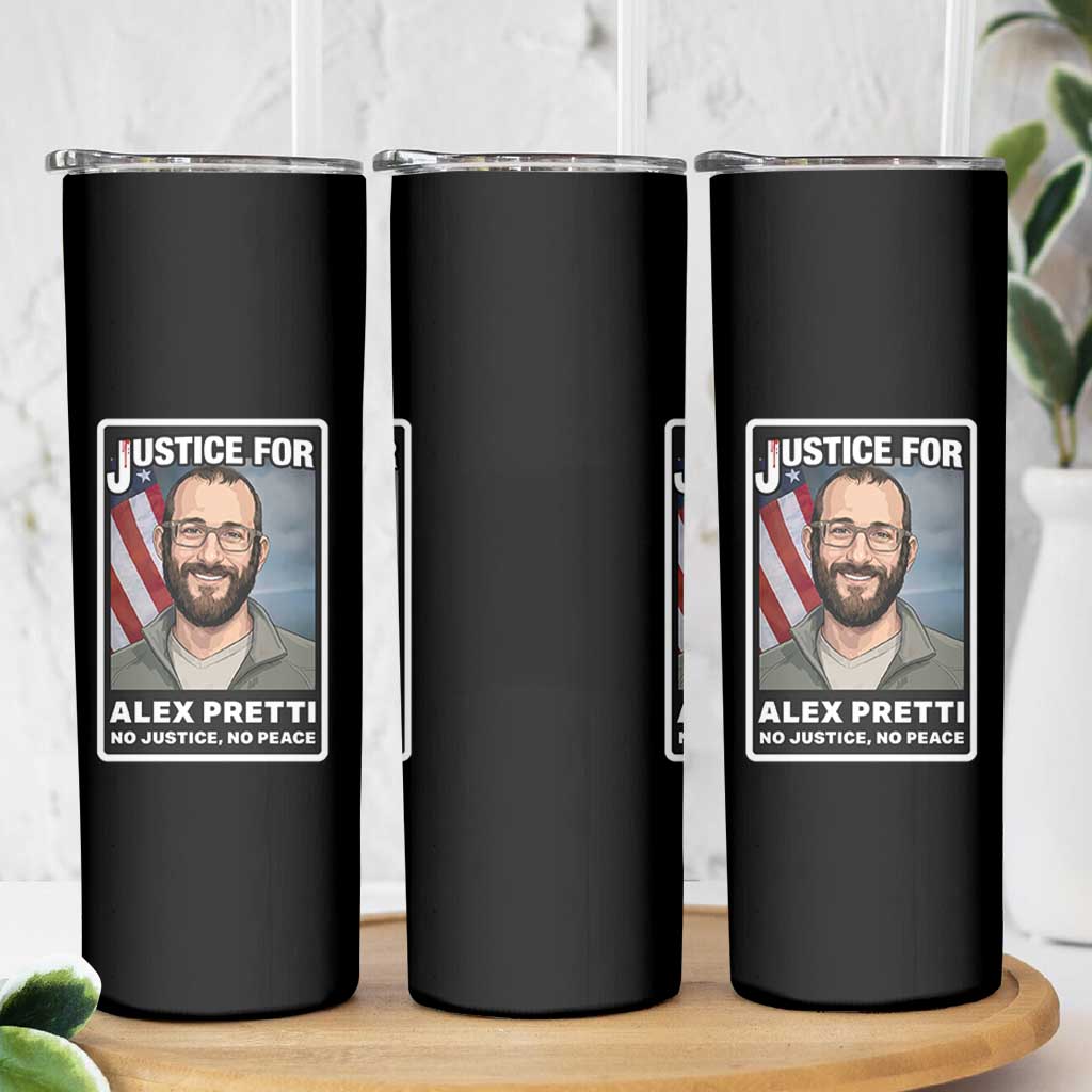 American Flag Minneapolis Support For Alex Gift Skinny Tumbler