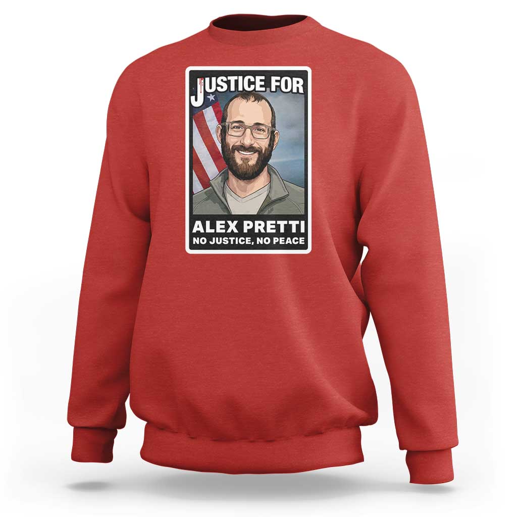 American Flag Minneapolis Support For Alex Gift Sweatshirt