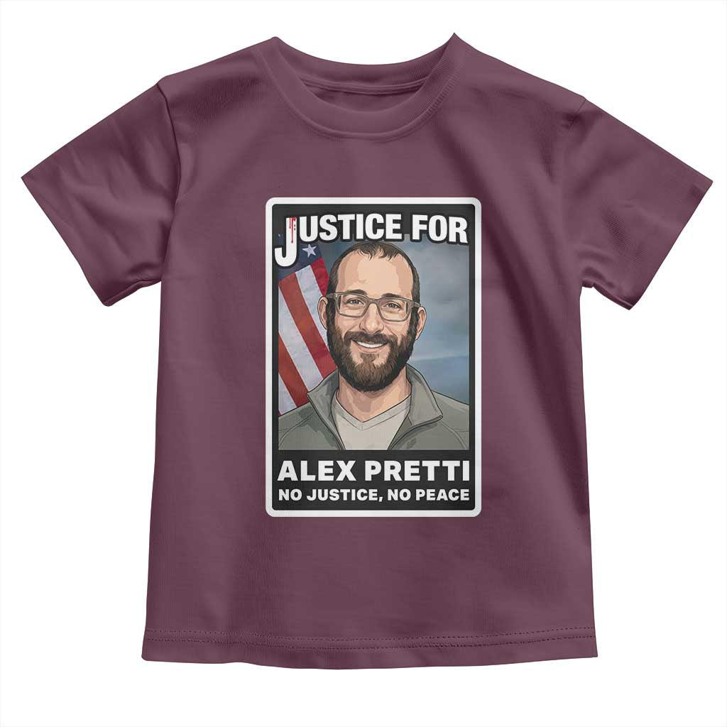 American Flag Minneapolis Support For Alex Gift Toddler T Shirt