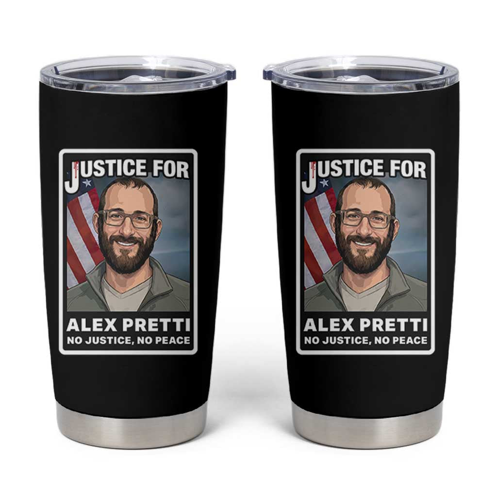 American Flag Minneapolis Support For Alex Gift Tumbler Cup