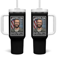 American Flag Minneapolis Support For Alex Gift Tumbler With Handle