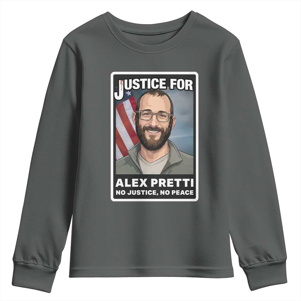 American Flag Minneapolis Support For Alex Gift Youth Sweatshirt