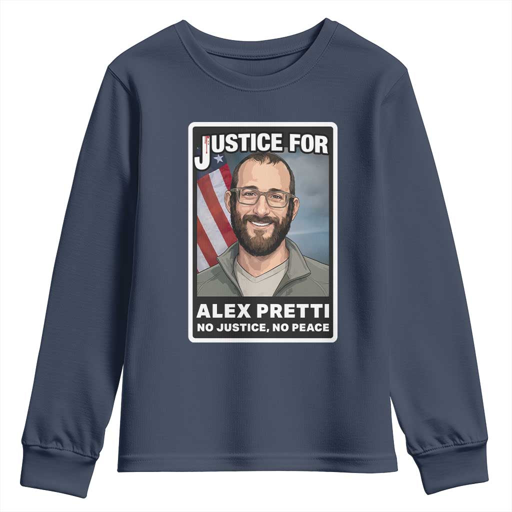 American Flag Minneapolis Support For Alex Gift Youth Sweatshirt