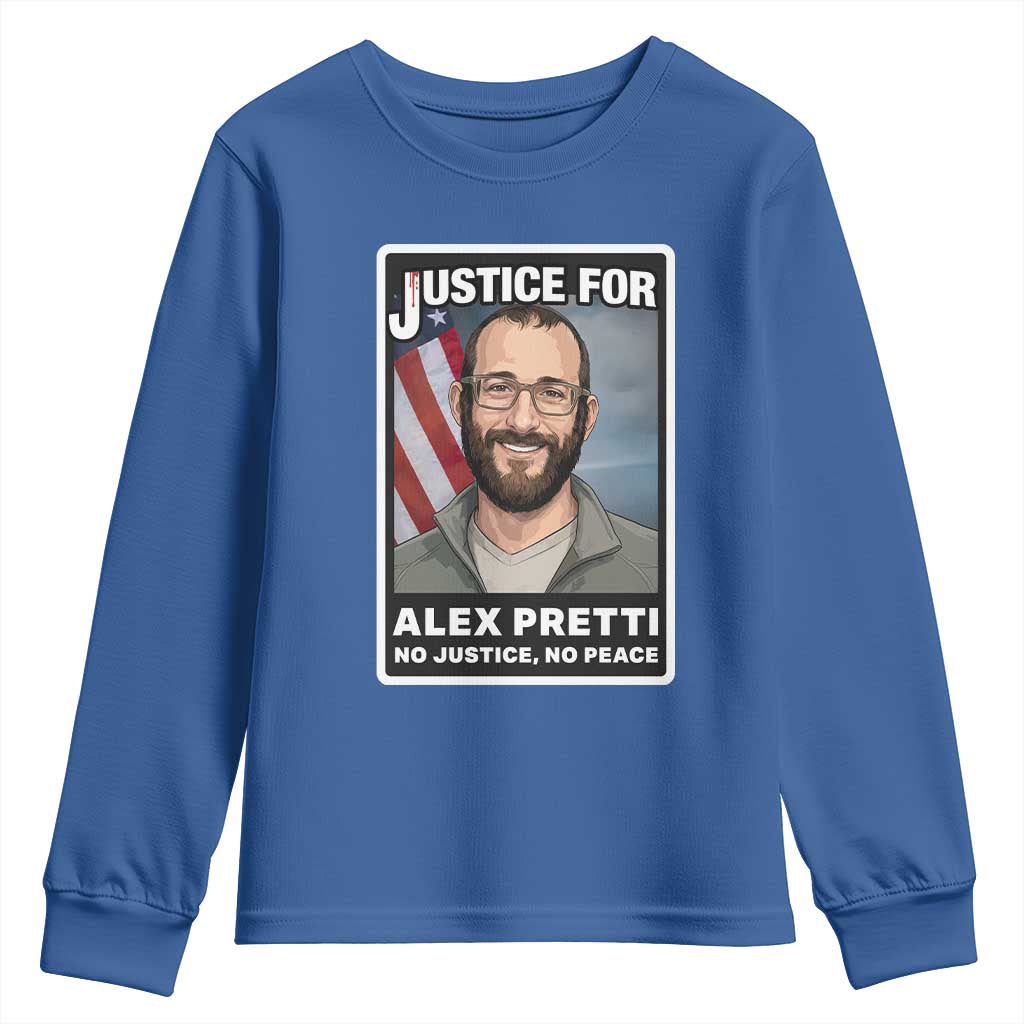 American Flag Minneapolis Support For Alex Gift Youth Sweatshirt