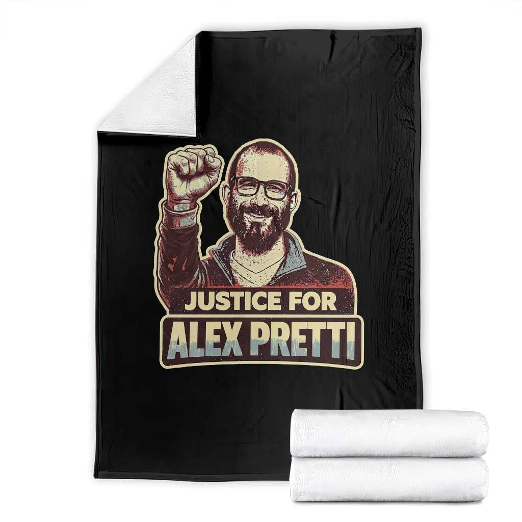 Justice For Alex Throw Blanket Minneapolis ICU Nurse Hero Support Gift