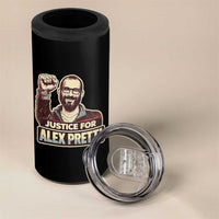 Justice For Alex 4 in 1 Can Cooler Tumbler Minneapolis ICU Nurse Hero Support Gift