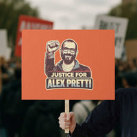 Justice For Alex Protest Sign Minneapolis ICU Nurse Hero Support Gift