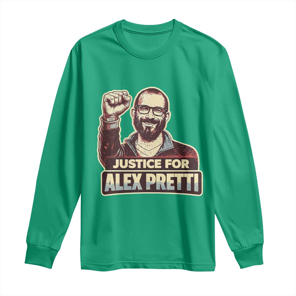Justice For Alex Long Sleeve Shirt Minneapolis ICU Nurse Hero Support Gift