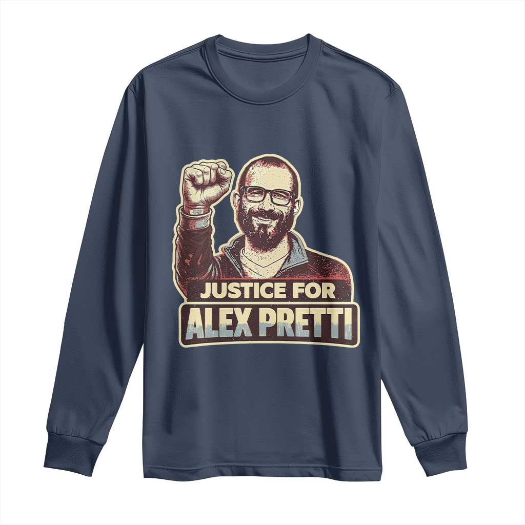 Justice For Alex Long Sleeve Shirt Minneapolis ICU Nurse Hero Support Gift