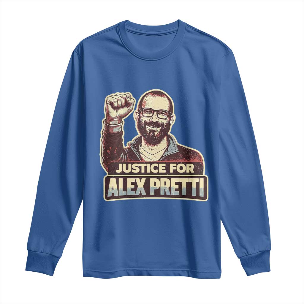 Justice For Alex Long Sleeve Shirt Minneapolis ICU Nurse Hero Support Gift