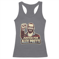 Justice For Alex Racerback Tank Top Minneapolis ICU Nurse Hero Support Gift