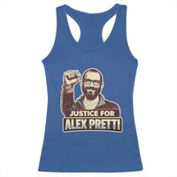 Justice For Alex Racerback Tank Top Minneapolis ICU Nurse Hero Support Gift