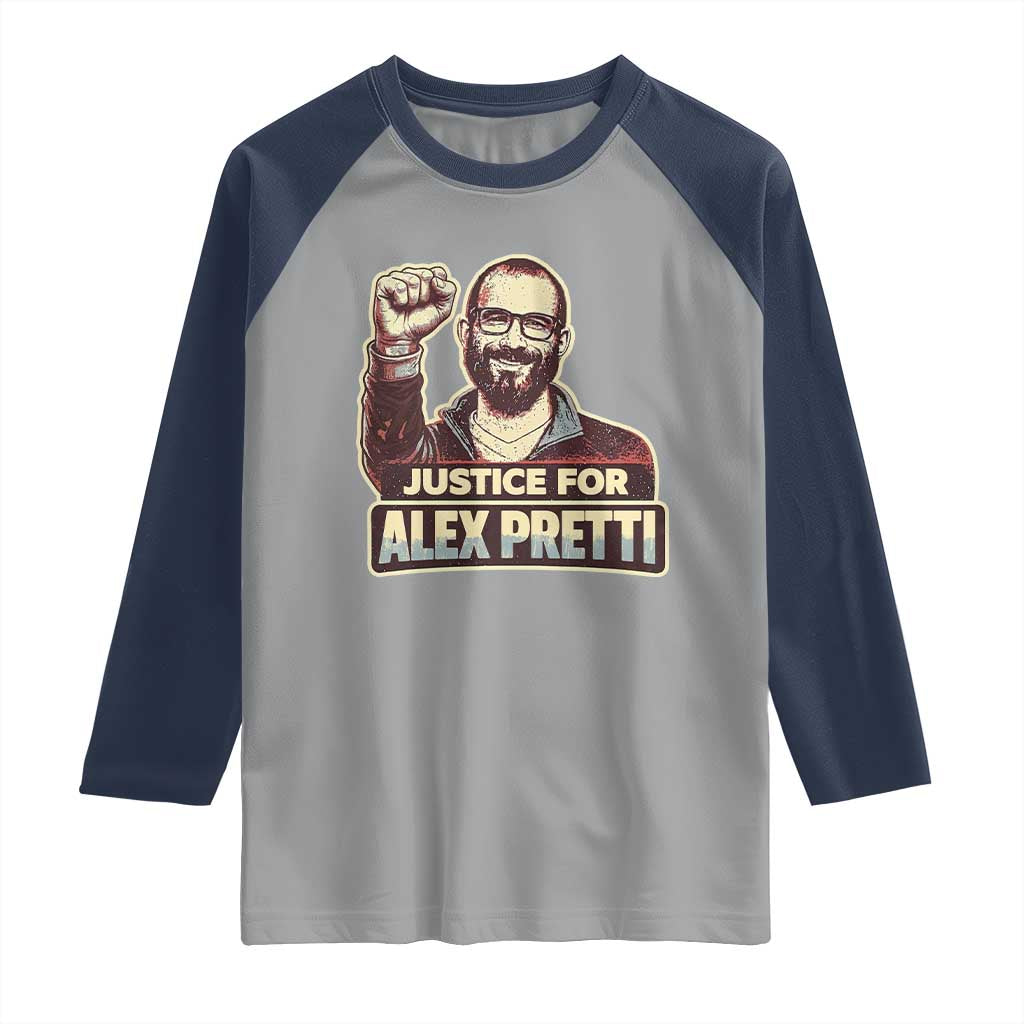 Justice For Alex Raglan Shirt Minneapolis ICU Nurse Hero Support Gift