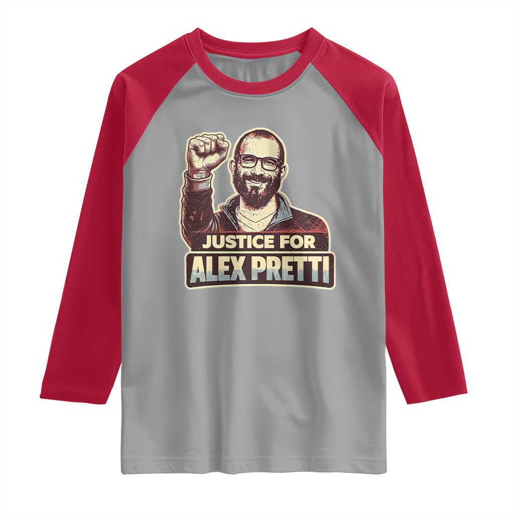 Justice For Alex Raglan Shirt Minneapolis ICU Nurse Hero Support Gift