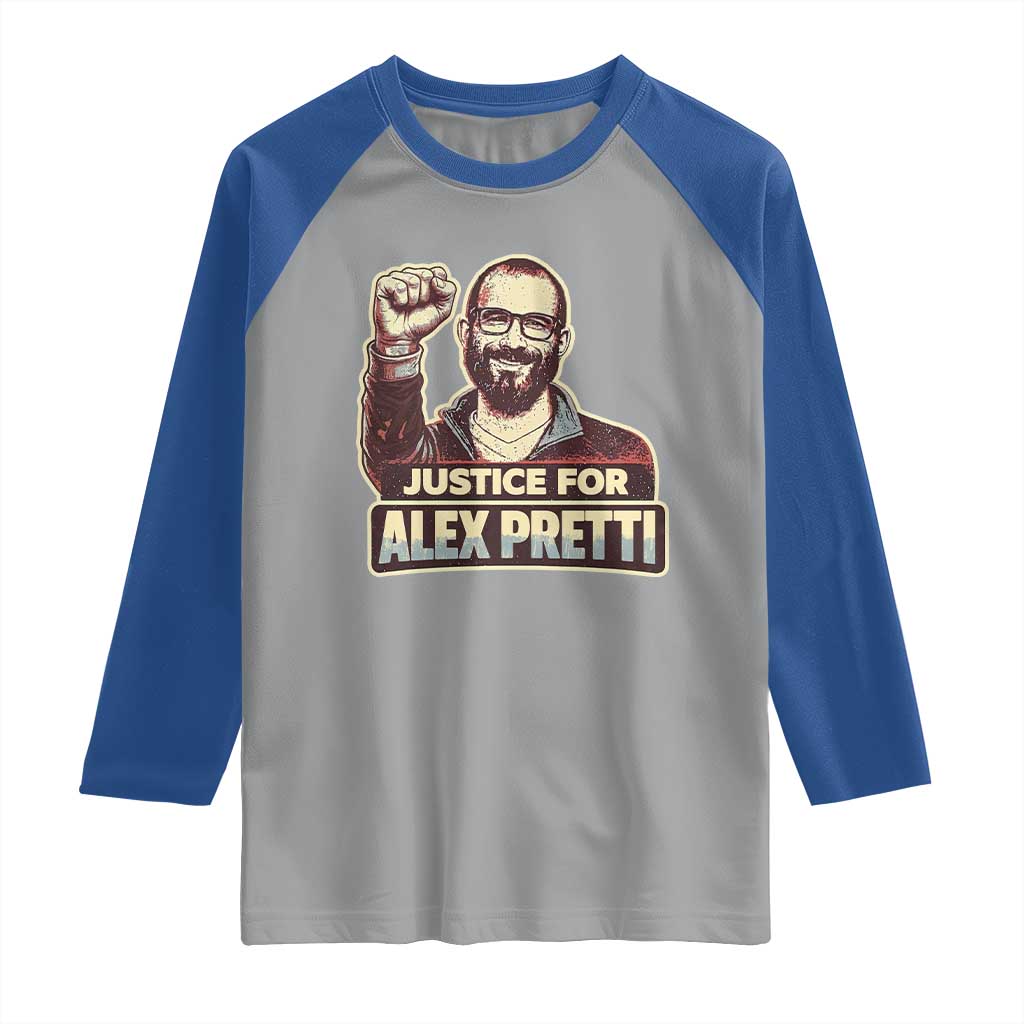 Justice For Alex Raglan Shirt Minneapolis ICU Nurse Hero Support Gift