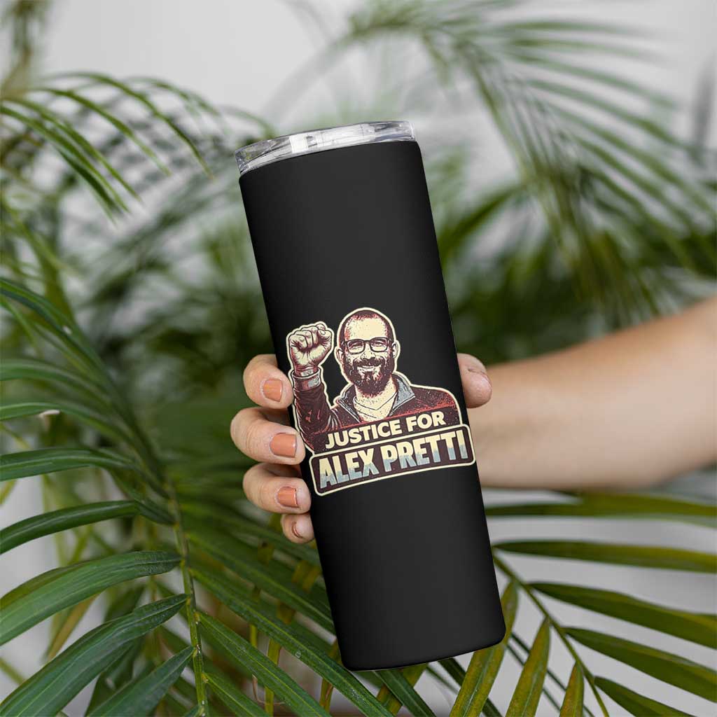 Justice For Alex Skinny Tumbler Minneapolis ICU Nurse Hero Support Gift