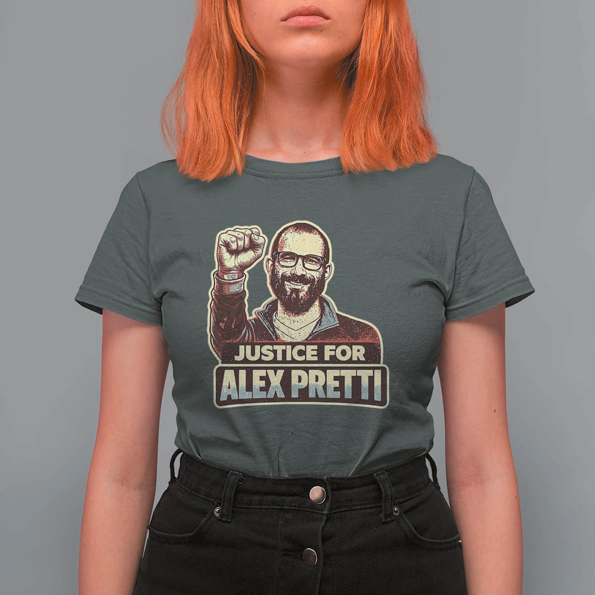 Justice For Alex T Shirt For Women Minneapolis ICU Nurse Hero Support Gift
