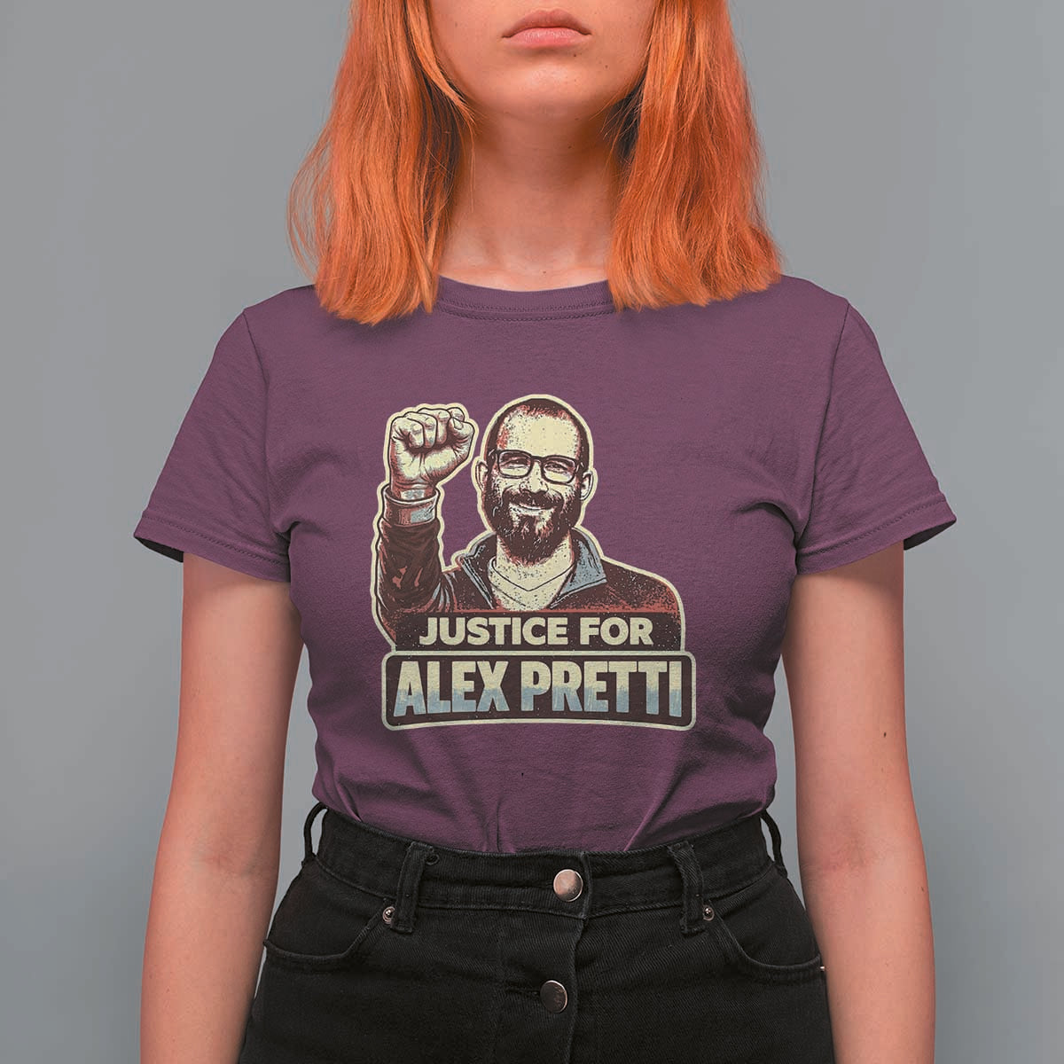 Justice For Alex T Shirt For Women Minneapolis ICU Nurse Hero Support Gift