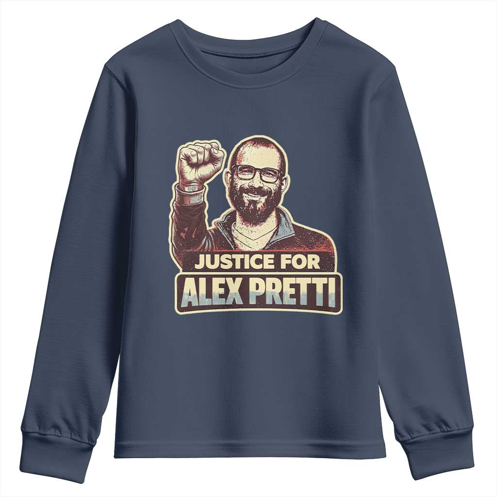 Justice For Alex Youth Sweatshirt Minneapolis ICU Nurse Hero Support Gift
